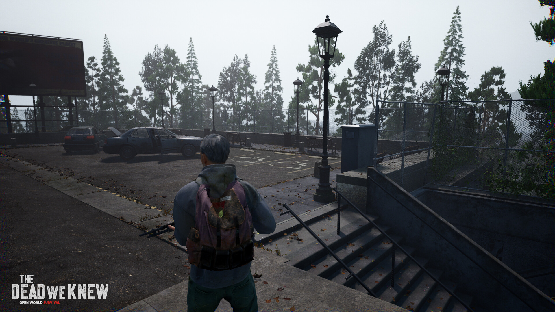The Dead We Knew fog guide - official Steam screenshot of the defense at night