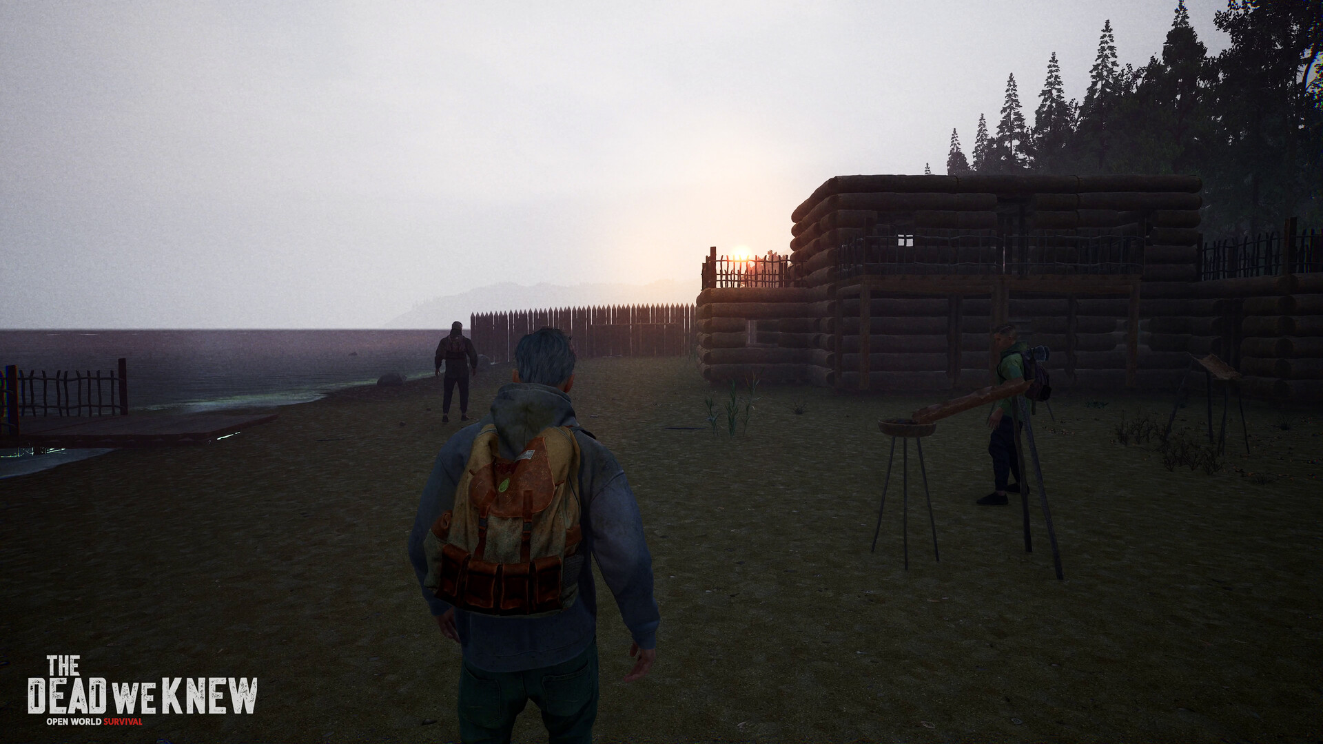 The Dead We Knew food guide - official Steam screenshot of camp cooking